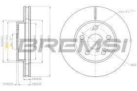 Bremsi CD6620V - DISCO DE FRENO | BRAKE DISCS