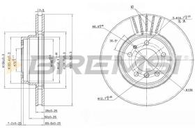 Bremsi CD6624V - DISCO DE FRENO | BRAKE DISCS