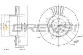 Bremsi CD6629V - DISCHI FRENO | BRAKE DISCS
