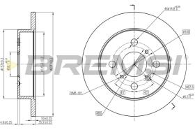 Bremsi CD6650S - DISCO DE FRENO | BRAKE DISCS