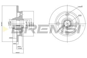 Bremsi CD6651S - DISCO DE FRENO | BRAKE DISCS