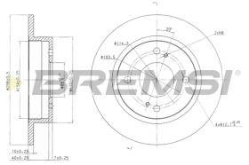 Bremsi CD6659S - DISCO DE FRENO | BRAKE DISCS