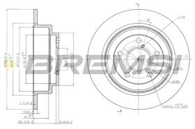 Bremsi CD6678S - DISCO DE FRENO | BRAKE DISCS