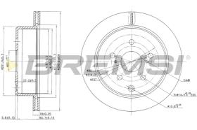 Bremsi CD6687V - DISCO DE FRENO | BRAKE DISCS