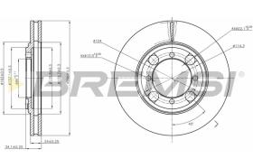 Bremsi CD6691V - DISCO DE FRENO | BRAKE DISCS