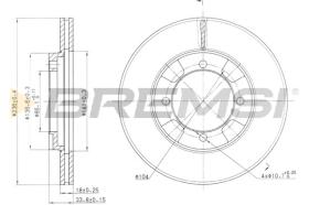 Bremsi CD6692V - DISCO DE FRENO | BRAKE DISCS