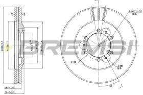 Bremsi CD6694V - DISCO DE FRENO | BRAKE DISCS