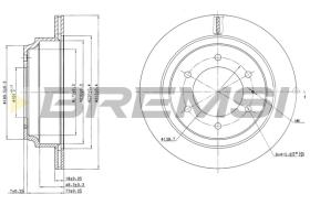Bremsi CD6695V - DISCO DE FRENO | BRAKE DISCS