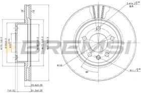 Bremsi CD6697V - DISCO DE FRENO | BRAKE DISCS