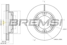 Bremsi CD6701V - DISCO DE FRENO | BRAKE DISCS
