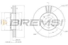 Bremsi CD6716V - DISCHI FRENO | BRAKE DISCS