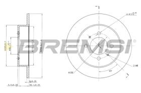 Bremsi CD6717S - DISCO DE FRENO | BRAKE DISCS