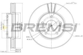 Bremsi CD6724V - BRAKE PADS