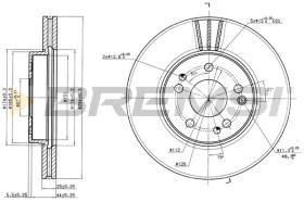 Bremsi CD6725V - DISCO DE FRENO | BRAKE DISCS