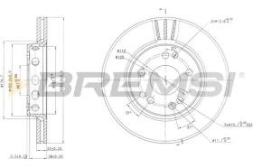 Bremsi CD6728V - DISCO DE FRENO | BRAKE DISCS