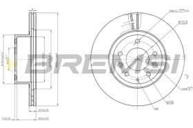 Bremsi CD6736V - DISCO DE FRENO | BRAKE DISCS