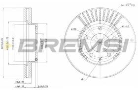 Bremsi CD6738V - DISCO DE FRENO | BRAKE DISCS