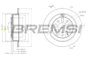 Bremsi CD6739S - DISCO DE FRENO | BRAKE DISCS