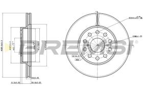 Bremsi CD6749V - DISCO DE FRENO | BRAKE DISCS