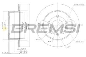Bremsi CD6756S - DISCO DE FRENO | BRAKE DISCS