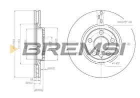 Bremsi CD6760V - DISCO DE FRENO | BRAKE DISCS