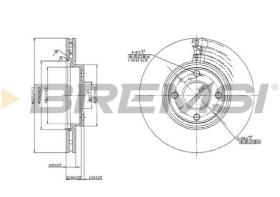 Bremsi CD6762V - DISCO DE FRENO | BRAKE DISCS