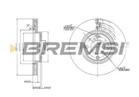 Bremsi CD6762V - DISCHI FRENO | BRAKE DISCS