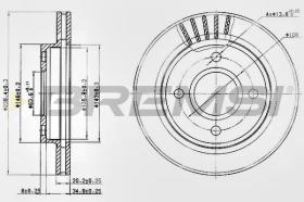 Bremsi CD6766V - BRAKE PADS
