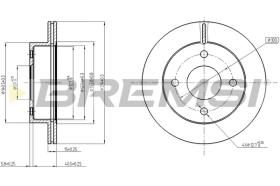 Bremsi CD6770V - DISCO DE FRENO | BRAKE DISCS
