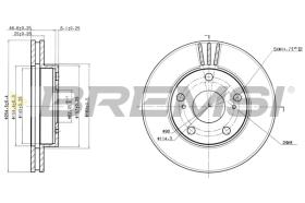 Bremsi CD6780V - DISCO DE FRENO | BRAKE DISCS