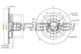 Bremsi CD6785S - DISCO DE FRENO | BRAKE DISCS