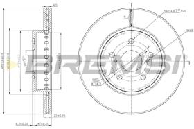 Bremsi CD6793V - DISCO DE FRENO | BRAKE DISCS