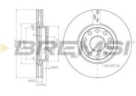 Bremsi CD6802V - DISCO DE FRENO | BRAKE DISCS