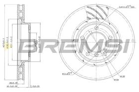 Bremsi CD6804V - DISCO DE FRENO | BRAKE DISCS
