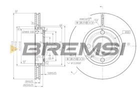 Bremsi CD6812V - DISCO DE FRENO | BRAKE DISCS