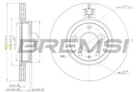 Bremsi CD6827V - DISCO DE FRENO | BRAKE DISCS
