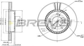 Bremsi CD6829V - DISCO DE FRENO | BRAKE DISCS