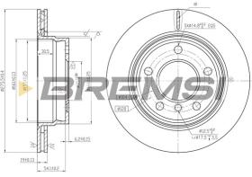 Bremsi CD6831V - DISCO DE FRENO | BRAKE DISCS