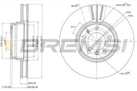 Bremsi CD6832V - DISCO DE FRENO | BRAKE DISCS