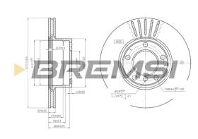 Bremsi CD6834V - DISCO DE FRENO | BRAKE DISCS
