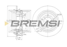 Bremsi CD6835S - DISCO DE FRENO | BRAKE DISCS