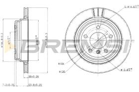 Bremsi CD6836V - DISCO DE FRENO | BRAKE DISCS
