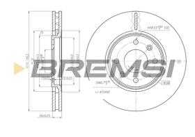 Bremsi CD6841V - DISCO DE FRENO | BRAKE DISCS