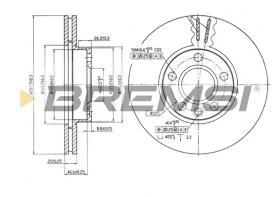 Bremsi CD6846V - DISCO DE FRENO | BRAKE DISCS