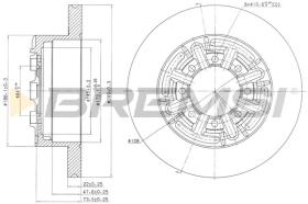 Bremsi CD6858S - DISCHI FRENO | BRAKE DISCS