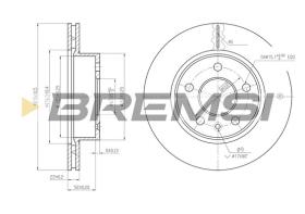 Bremsi CD6860V - DISCO DE FRENO | BRAKE DISCS