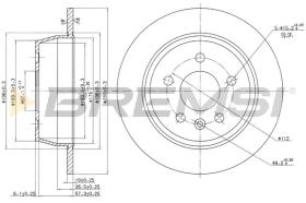 Bremsi CD6861S - DISCO DE FRENO | BRAKE DISCS