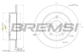 Bremsi CD6863S - DISCO DE FRENO | BRAKE DISCS