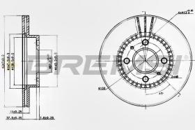 Bremsi CD6867V - DISCO DE FRENO | BRAKE DISCS