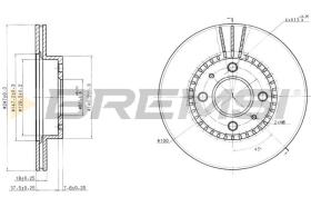 Bremsi CD6867V - DISCHI FRENO | BRAKE DISCS